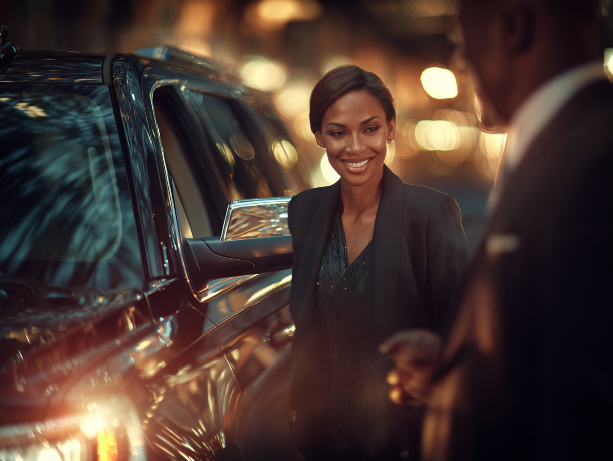 Luxury black car service